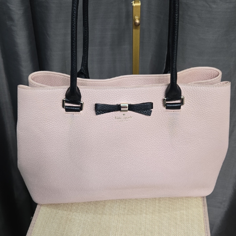 kate spade Pink and Black Bow Shoulder Bag